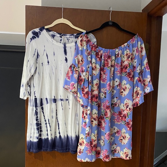 Pinkblush Tops - TWO PinkBlush Maternity Tunics